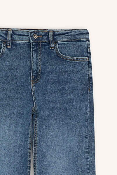 DeFacto Pantaloni confortabili, drepti, cu talie normală, până la gleznă, lavabili, F9726AX25WN