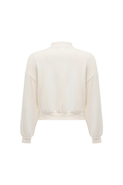 Reebok Carmen Fz Ecru Women's Tracksuit Top