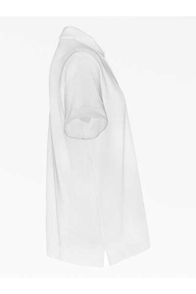 Versace Men's Regular Fit Cotton Logo Embroidered Short Sleeve White Polo Neck T-Shirt 79Gagt06Cj01T-003