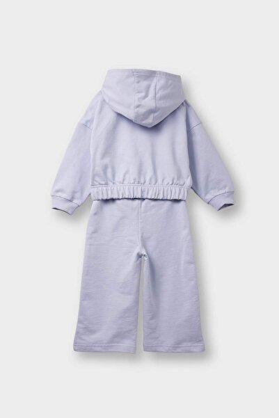DeFacto Kız Bebek Frozen 2'li Takım Kapüşonlu Sweatshirt Eşofman Altı G1597A525AU
