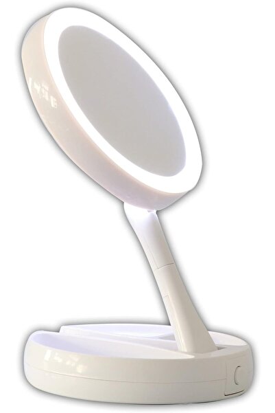 Other Foldable Makeup Mirror with 21pcs LED Lights Cosmetic Mirror