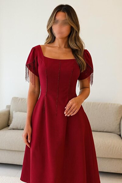 Generic Short burgundy dress