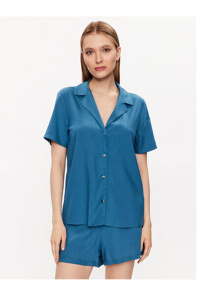 Calvin Klein Γυναικείες Πιτζάμες Εσώρουχων 000QS6967E Μπλε Ναυτικό