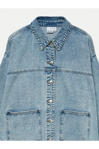 Vero Moda Γυναικείο Τζιν Πουκάμισο 10331693 Μπλε