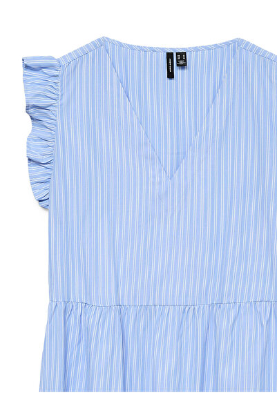 Vero Moda Γυναικείο Φόρεμα Casual 10325250 Μπλε