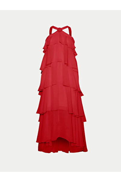 Vero Moda Γυναικείο βραδινό φόρεμα 10295237 Κόκκινο