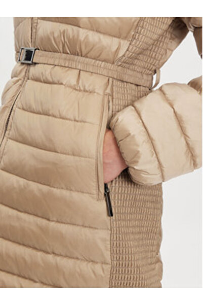 Calvin Klein Γυναικείο Χειμερινό Μπουφάν K20K208011 Μπεζ