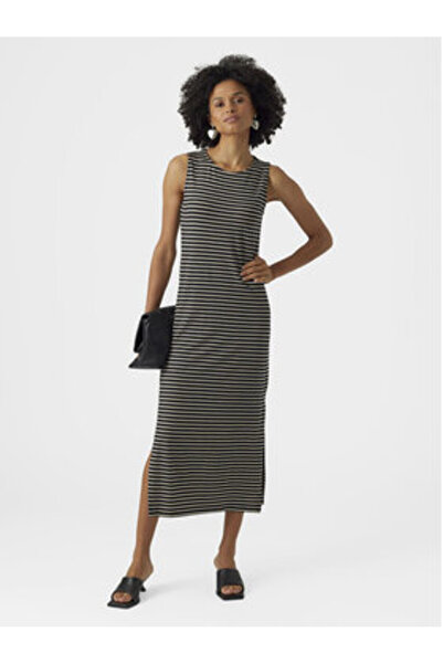 Vero Moda Γυναικείο Καλοκαιρινό Φόρεμα 10290338 Μαύρο