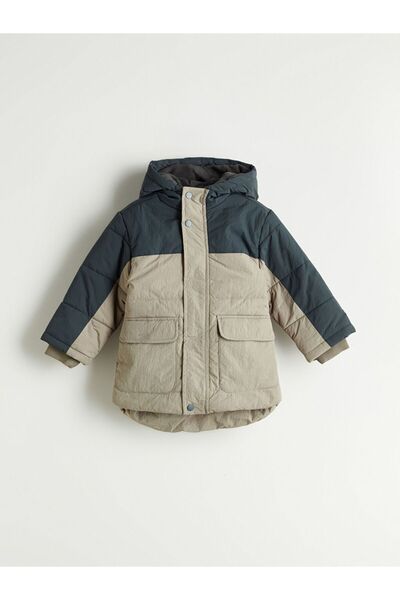 LC Waikiki LCW baby Kapüşonlu Erkek Bebek Mont