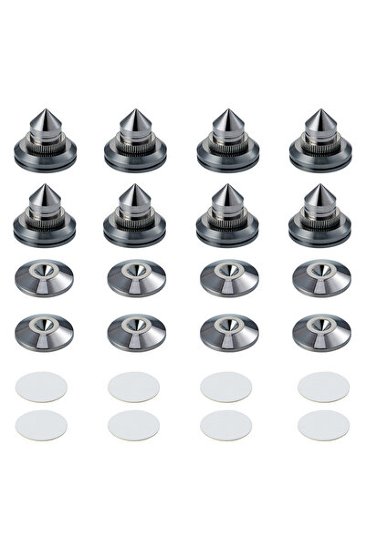 Choice1 مجموعة مسامير مكبر الصوت Pailvens السوداء المكونة من 8 مكبرات صوت بار...