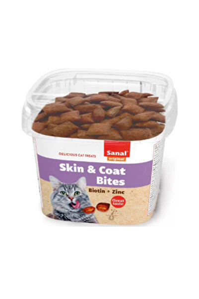 Sanal Sanal Healthy Treats for Fur and Skin Support for Cats 75g