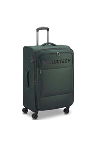 Delsey Securitech Vanguard 4 Wheel Soft Trolley, 55 cm, Khaki