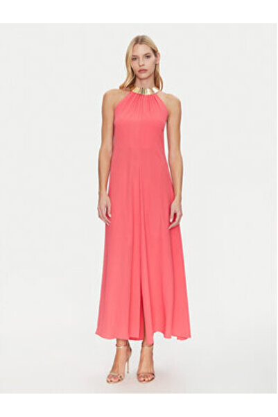Simona Corsellini Γυναικείο Φόρεμα Κοκτέιλ P25CPAB01601 Κοραλί