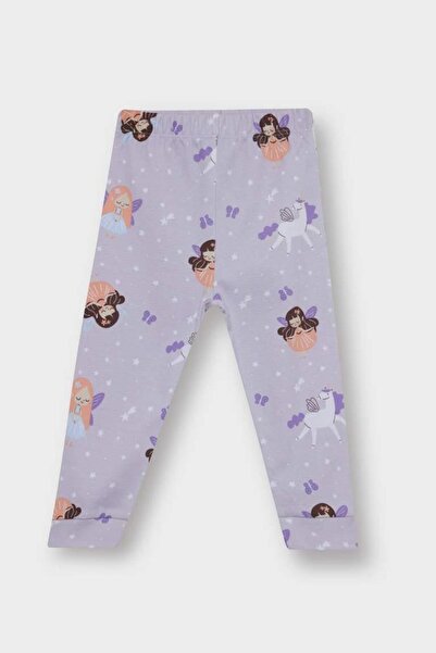 DeFacto Baby Girl Pajama Set Patterned Long Sleeve Top Long Bottom (25 Au)