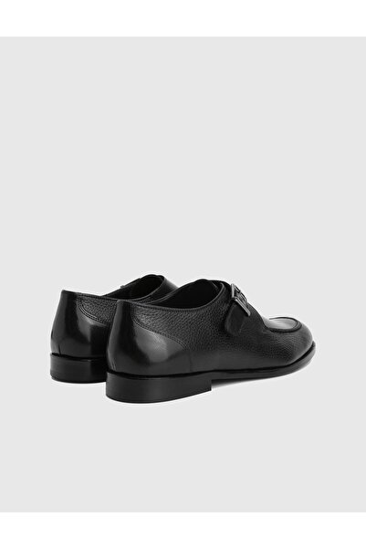 İLVİ Groh Hakiki Buffalo Guti Deri Siyah Erkek Loafer