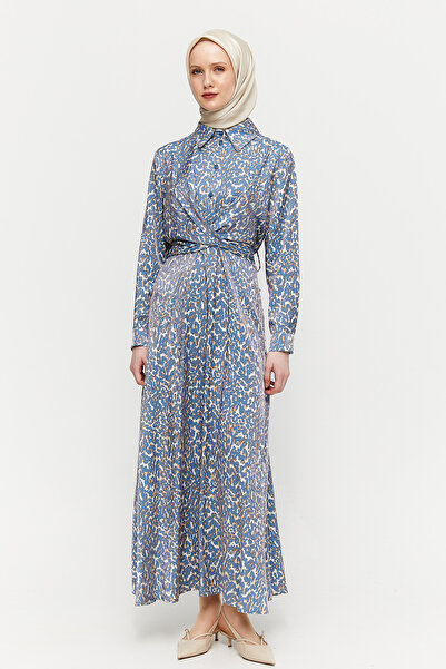 Setrms Jakarlı Leopar Elbise