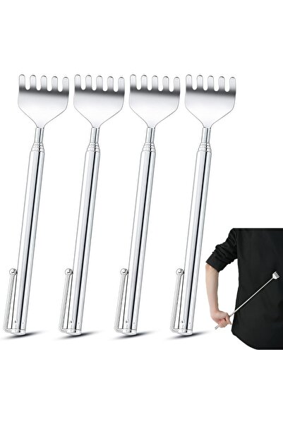 Brelet Комплект от 4 телескопични инструмента за драскане Brelet, неръждаема ...