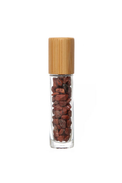 XTERRA Roll-On Bottle with Natural Red Jasper Crystals – 10 ml