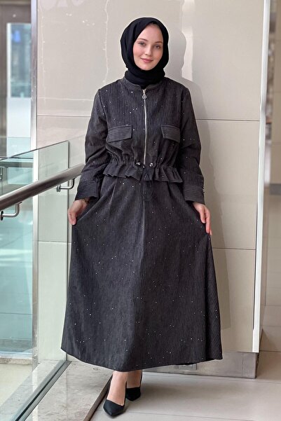 Ceremony Sequined Elastic Waist Bolero and Skirt Set