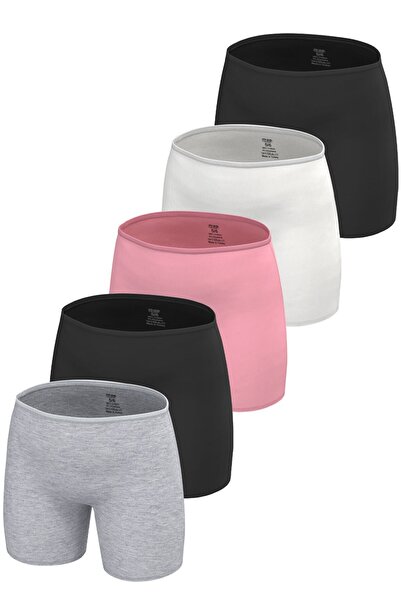 Öts Premium Σετ 5 Μπόξερ για Κορίτσια - Σε Κουτί Δώρου, Βαμβακερό Ύφασμα, Εξαιρετικά Μαλακό Ελαστικό Εφαρμοσμένο Σχέδιο χωρίς Ετικέτα