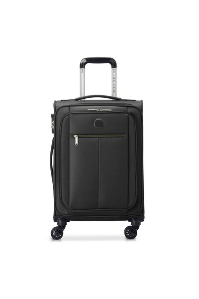 Delsey Pin Up 6 Soft Trolley, 4 Double Wheels, 68 cm, Black