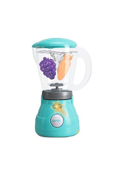 OEM Blender de jucărie, cu accesorii, lumini și sunete, 21 x 11 x 12 cm, turcoaz