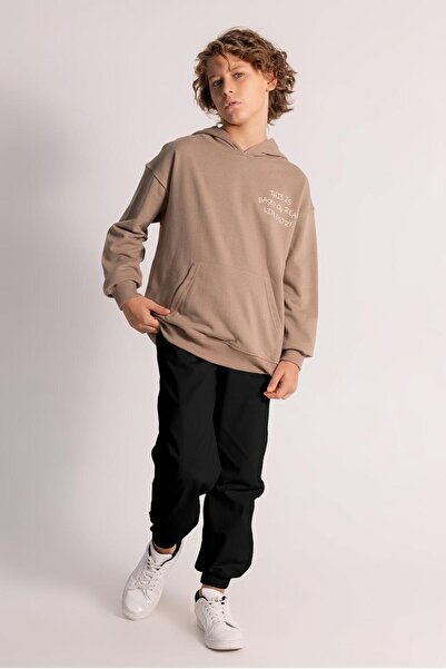 RAPAPA Σετ αθλητικής φόρμας με κουκούλα με στάμπα βιζόν για αγόρια, κάτω επάνω, 2 τεμάχια 4036