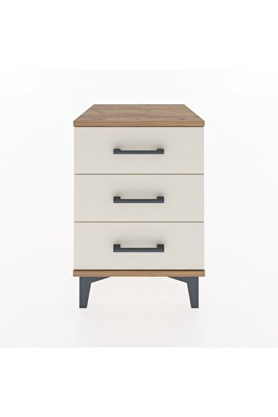 Dienni Hyperion Komodin 3 Çekmeceli 44x44x64 Çam-Aytaşı