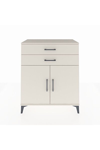 Dienni Hyperion Şifonyer Tek Raflı 2 Çekmeceli 2 Kapaklı 88x44x106 Aytaşı-Aytaşı