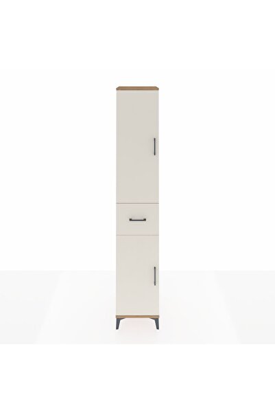 Dienni Hyperion Dolap 6 Raflı Tek Çekmeceli 2 Kapaklı 44x44x243 Çam-Aytaşı