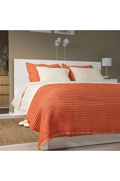 IKEA Bedspread, Red-Brown-Beige, 150X250 cm