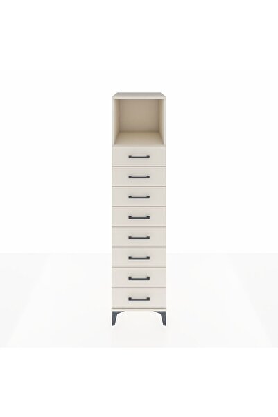 Dienni Kronos Dolap Tek Raflı 8 Çekmeceli 44x59x182 Aytaşı-Aytaşı