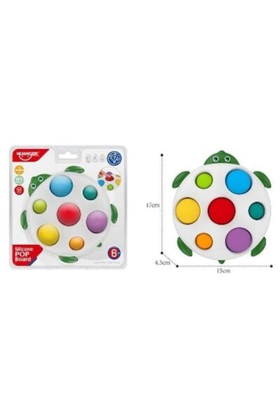 huanger Pop-it din silicon, tabla de tip flip, jucarii pentru motricitate fin...