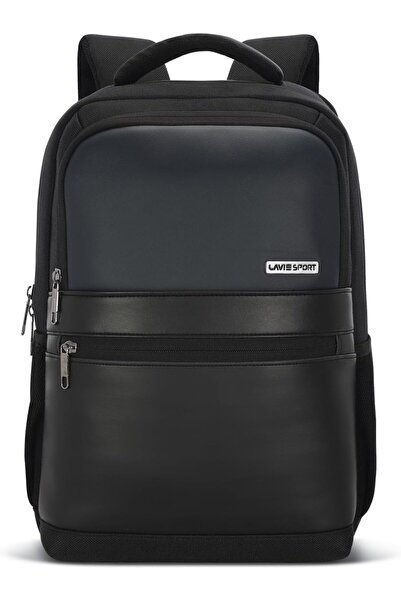Lavie Sport 45cm Pioneer 24 Litres Laptop Backpack with Trolley Sleeve For Men & Women | Premium Veg