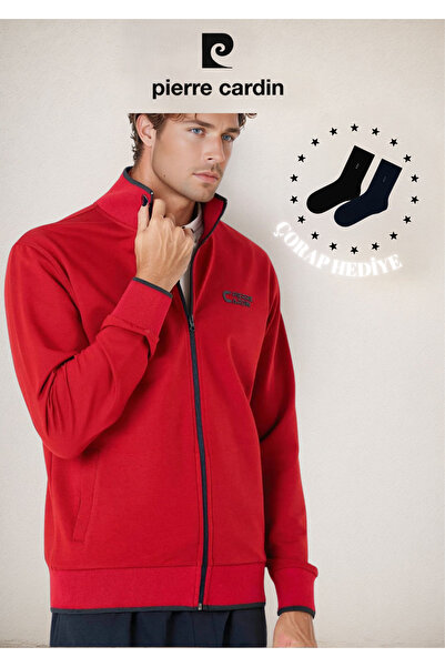 Pierre Cardin Erkek Giyim Regular Fit Dik Yaka Pamuklu & Likralı Eşofman Takımı OL.PC.7120.001