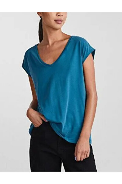 PIECES T-shirt, blue