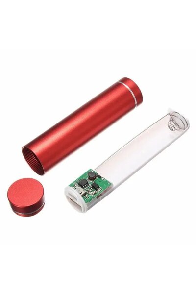 choice2 Red Fake Power Bank Cell Phone Emergency Charger For Pocket Secret Stash Safes Storage Compartment P