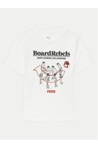 Puma Μπλούζα για αγόρια 685144 Λευκό