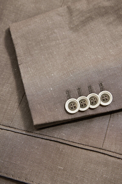 W Collection KAHVE DÜĞMELİ TAKIM ELBİSE