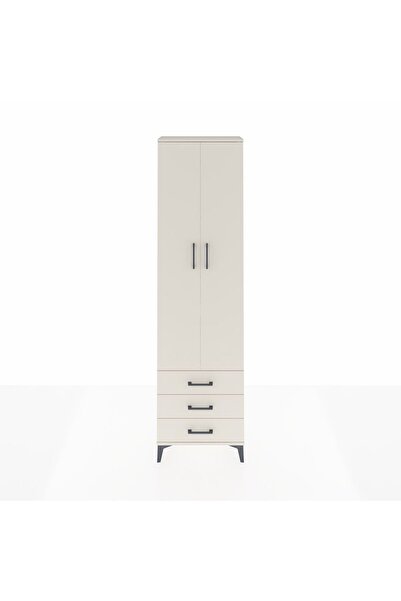 Dienni Arges Dolap 4 Raflı 3 Çekmeceli 2 Kapaklı 60x30x221 Aytaşı-Aytaşı