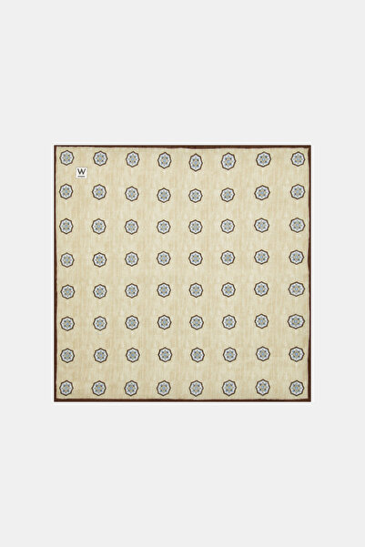 W Collection BEJ KETEN MENDİL