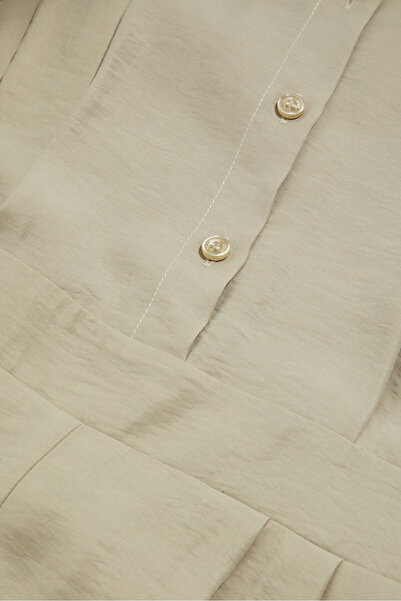 W Collection Light Khaki Long Jumpsuit