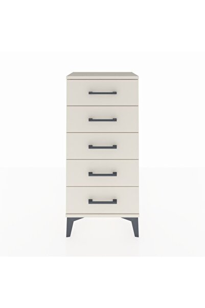 Dienni Arges Komodin 5 Çekmeceli 44x30x96 Aytaşı-Aytaşı