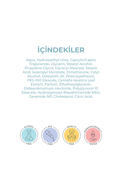 WIWIFY Yoğun Nemlendirici & Onarıcı Vücut Kremi (Intensive Moisturizing Body Lotion %5 Urea + Ceramide)