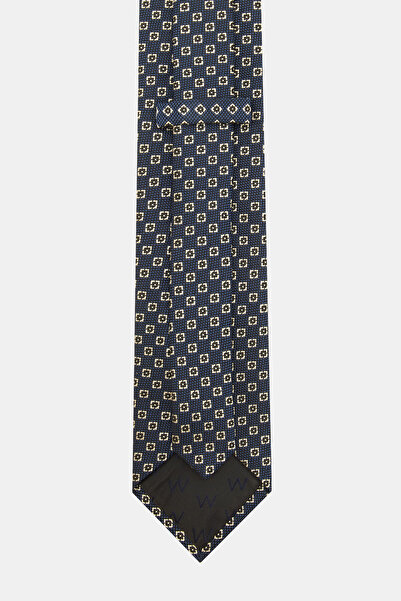 W Collection LACİVERT İPEK KRAVAT