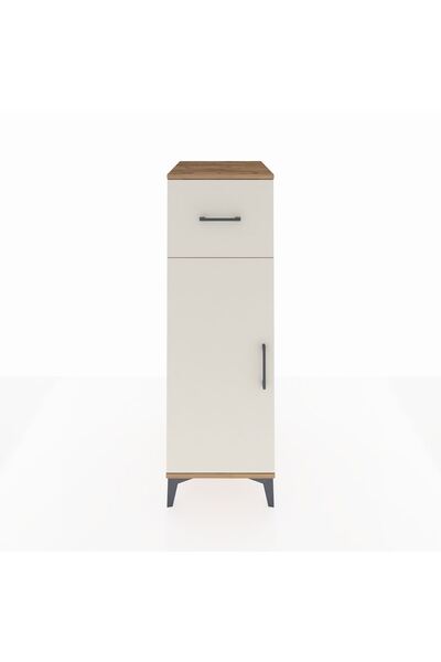 Dienni Kronos Dolap 2 Raflı Tek Çekmeceli Tek Kapaklı 44x59x134 Çam-Aytaşı