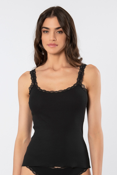 TÜREN 926 Women's Lycra Lace Rope Strap Camisole