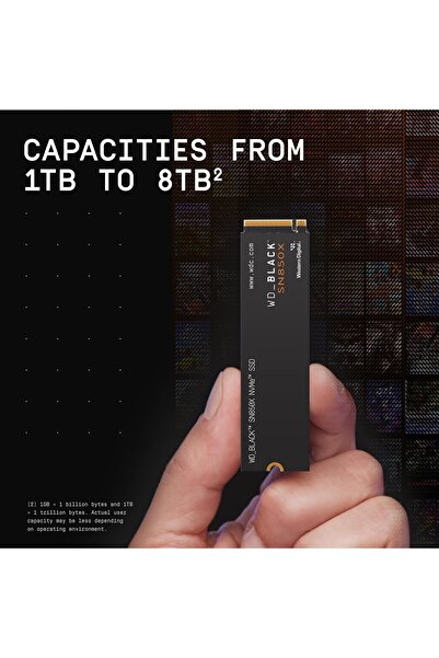 WD_BLACK 8TB SN850X NVMe Internal Gaming SSD Solid State Drive