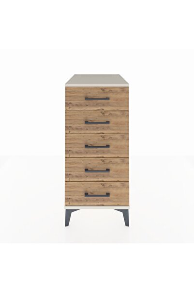 Dienni Kronos Komodin 5 Çekmeceli 44x59x96 Aytaşı-Çam