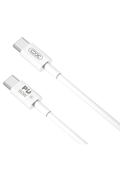 Xo Cable for Charging and Data Transfer NB-Q190B, 2X USB TYPE-C, 3A, 60W, 2M, WHITE